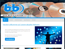 Tablet Screenshot of bb-mediaservice.de